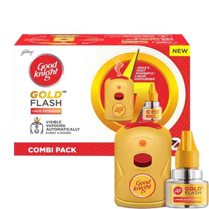 Good Knight Gold Flash Combo(with Liquid Vapouriser, 45 ml )
